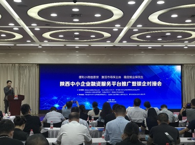 陜西省中小企業(yè)融資服務(wù)平臺(tái)推廣暨銀企對(duì)接會(huì)順利舉辦